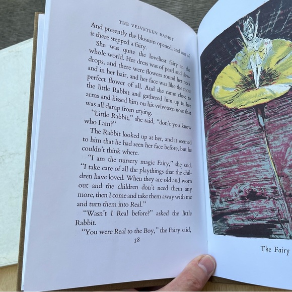 The Velveteen Rabbit Vintage Slipcover Hardcover Book By Margery Williams - Picture 12 of 15